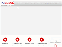 Tablet Screenshot of elibolmakina.com